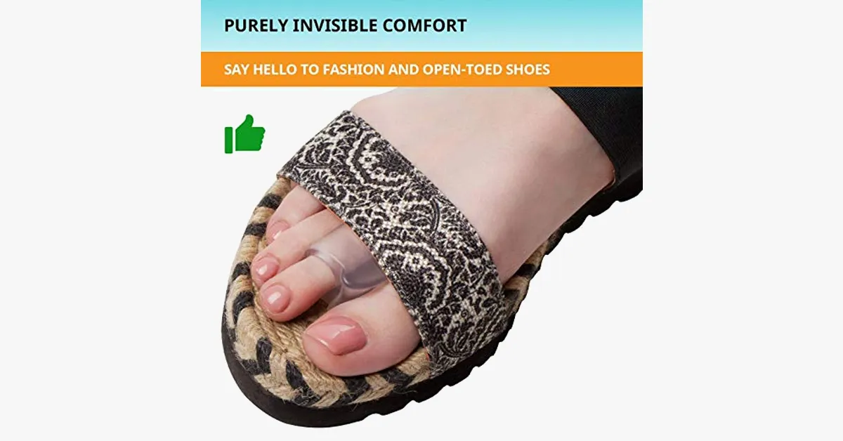 4-Pack Big Toe Gel Spacers