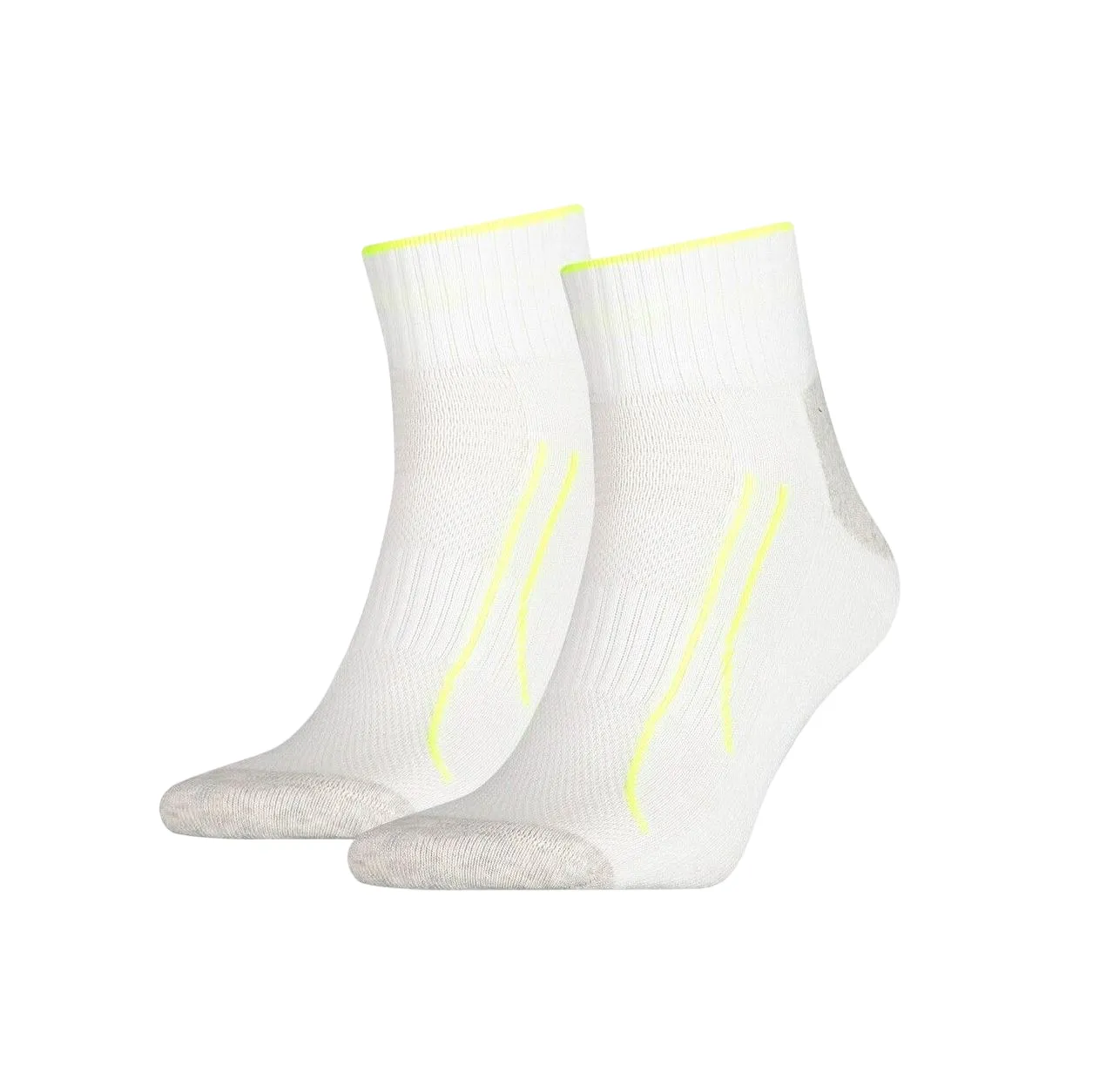 4 x Unisex Puma Performance Training Quarter Crew White Socks