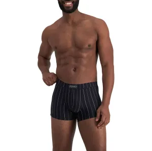 6 x Jockey Mens London Trunks Underwear Striped Black Jocks