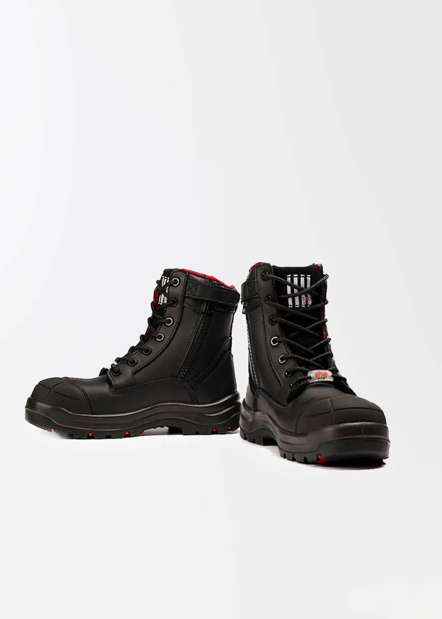 Achieves: womens safety work boots (zip)