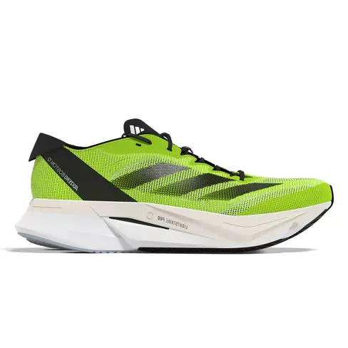 Adidas Adizero Boston 12 Men's - Cloud White/Core Black/Lucid Lemon