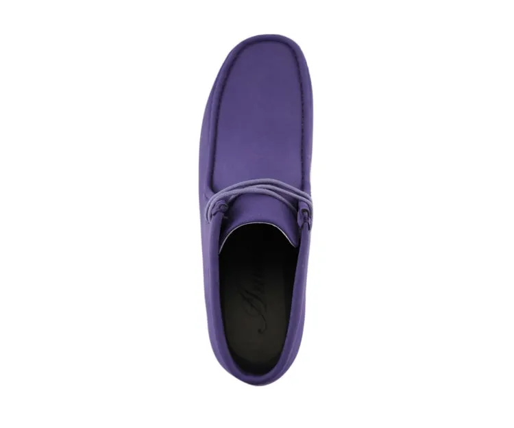 Amali Wallabee Boot Style Men's Purple Suede High Top Shoes