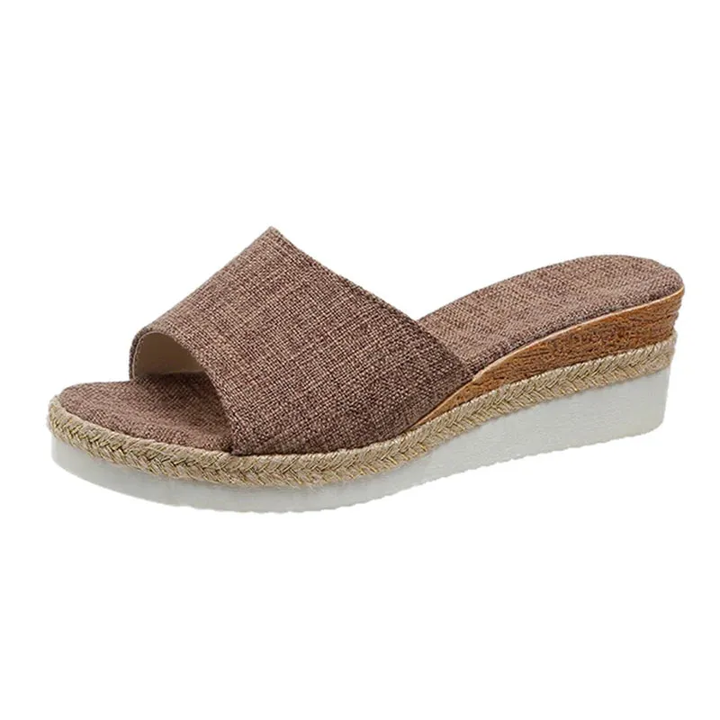 AMOZAE- - Summer Rimocy Casual Wedge Slippers