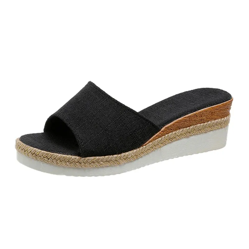 AMOZAE- - Summer Rimocy Casual Wedge Slippers