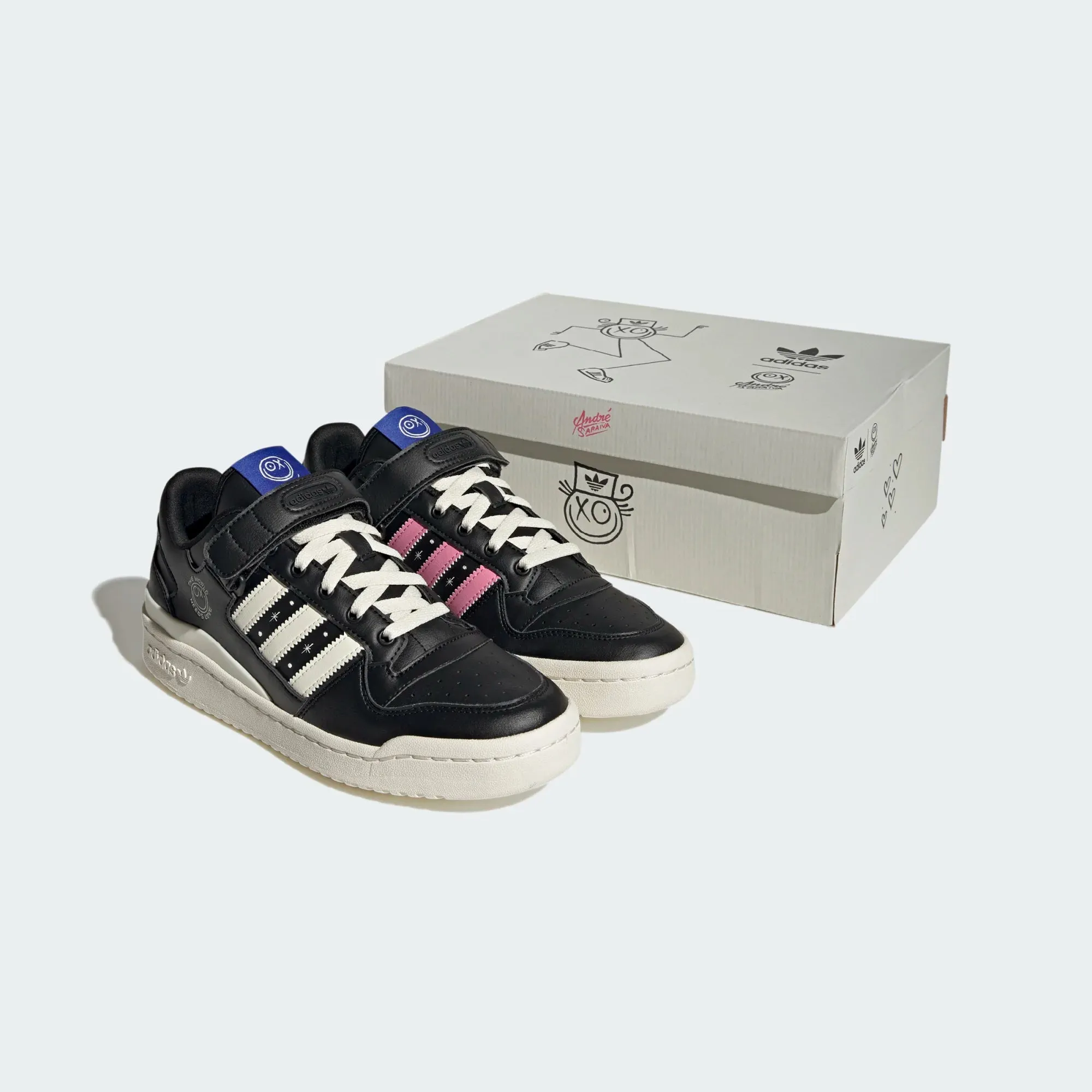 André Saraiva x Adidas Forum Low Black