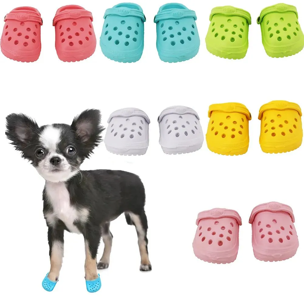 AnniePaw 2 Pcs Cute Pet Anti-Skid Sandals - Breathable Summer Shoes