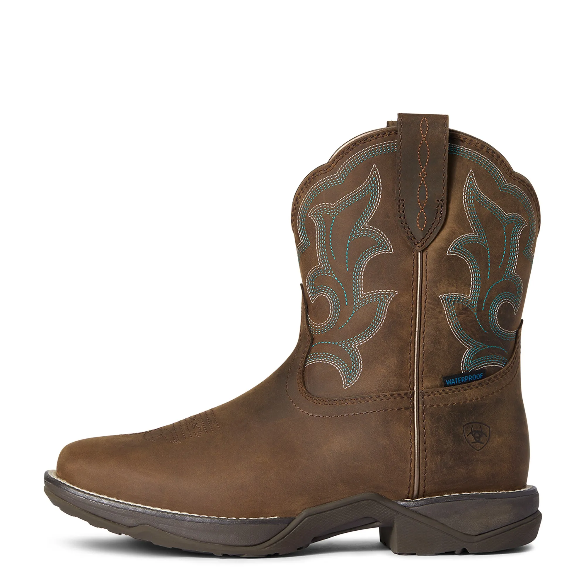 Ariat Ladies Anthem Shortie II Waterproof Brown Boots 10038966