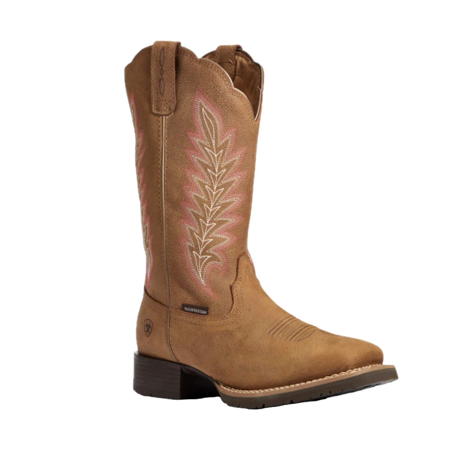 Ariat Ladies Hybrid Rancher Waterproof Pebbled Tan Boots 10034049