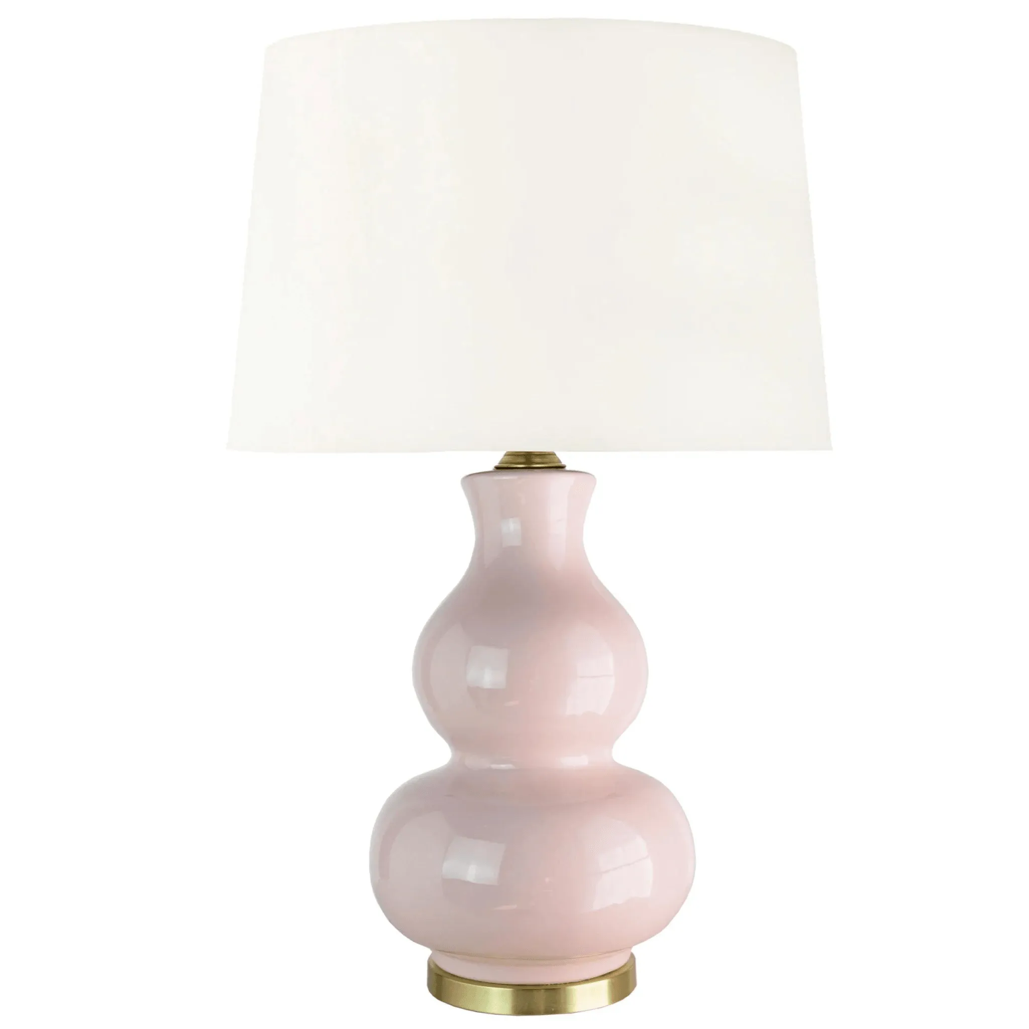 Athena Gourd Table Lamp in Blush