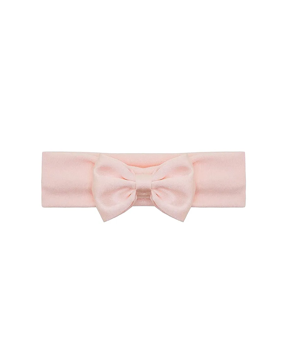 Baby 3-Piece Tulle & Satin Bow Detailed Polka Dot Dress Set