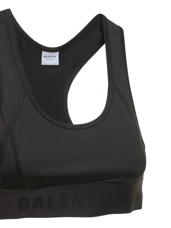 Balenciaga   Stretch tech jersey sports bra 