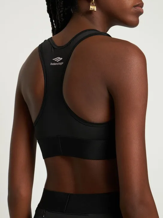 Balenciaga   Stretch tech jersey sports bra 