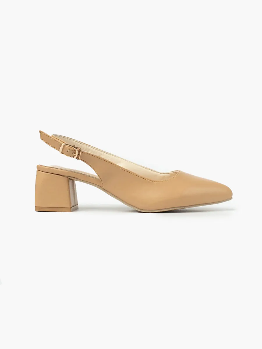 BASIC Bella Slingback Heels