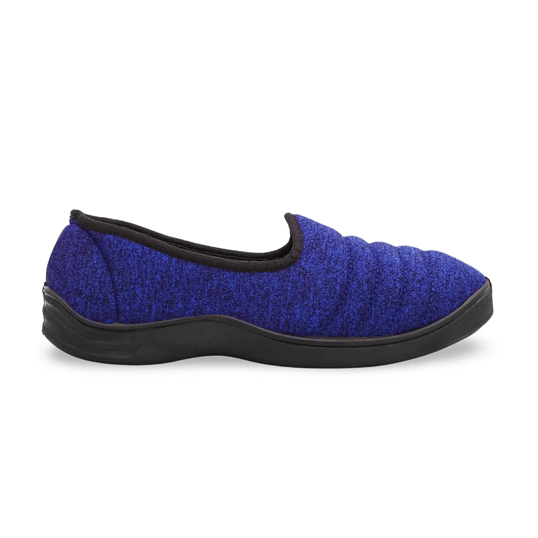 Blue Canvas Slip Ons WN6149