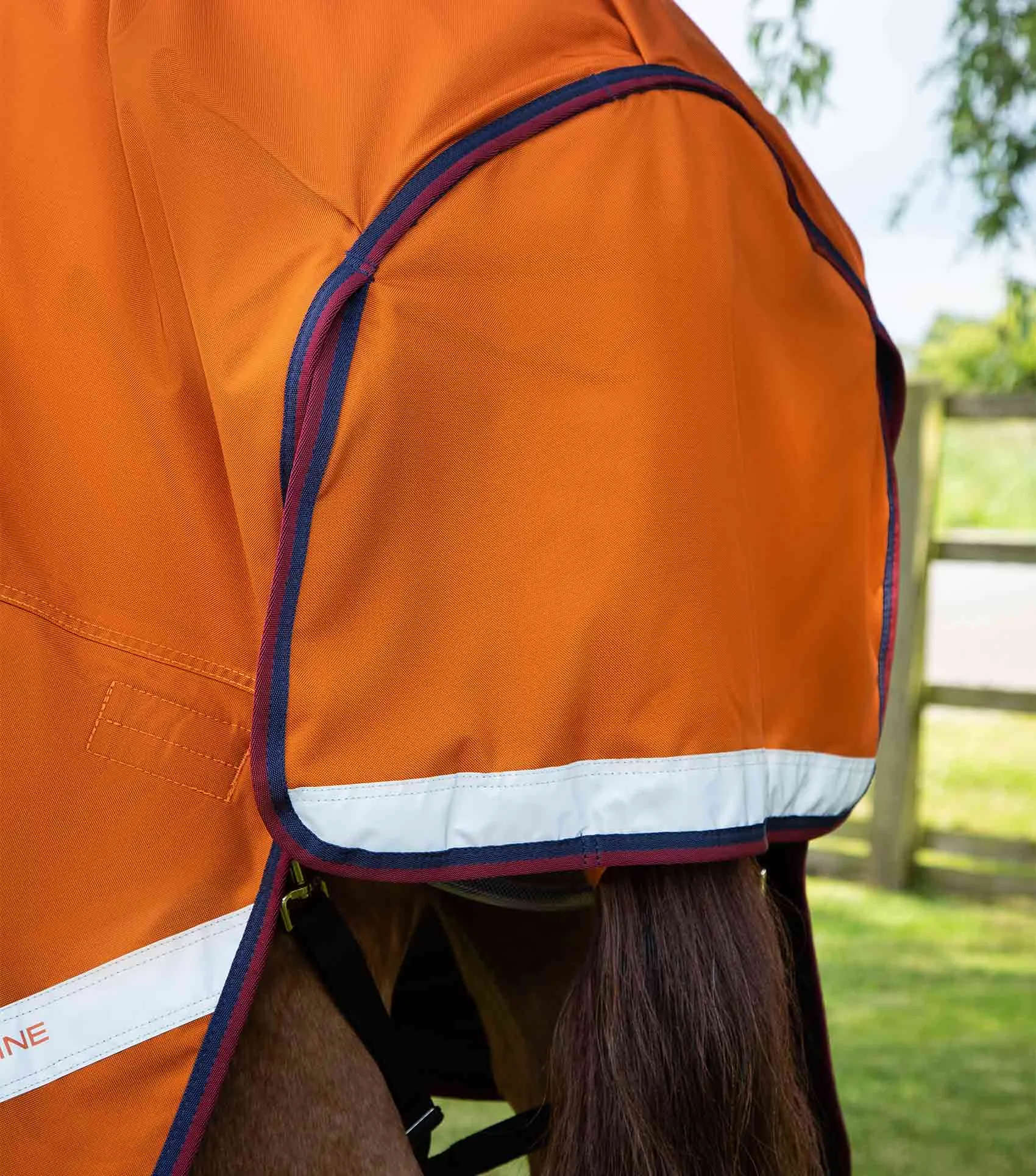 Buster Hardy 200g Half Neck Turnout Rug Burnt Orange