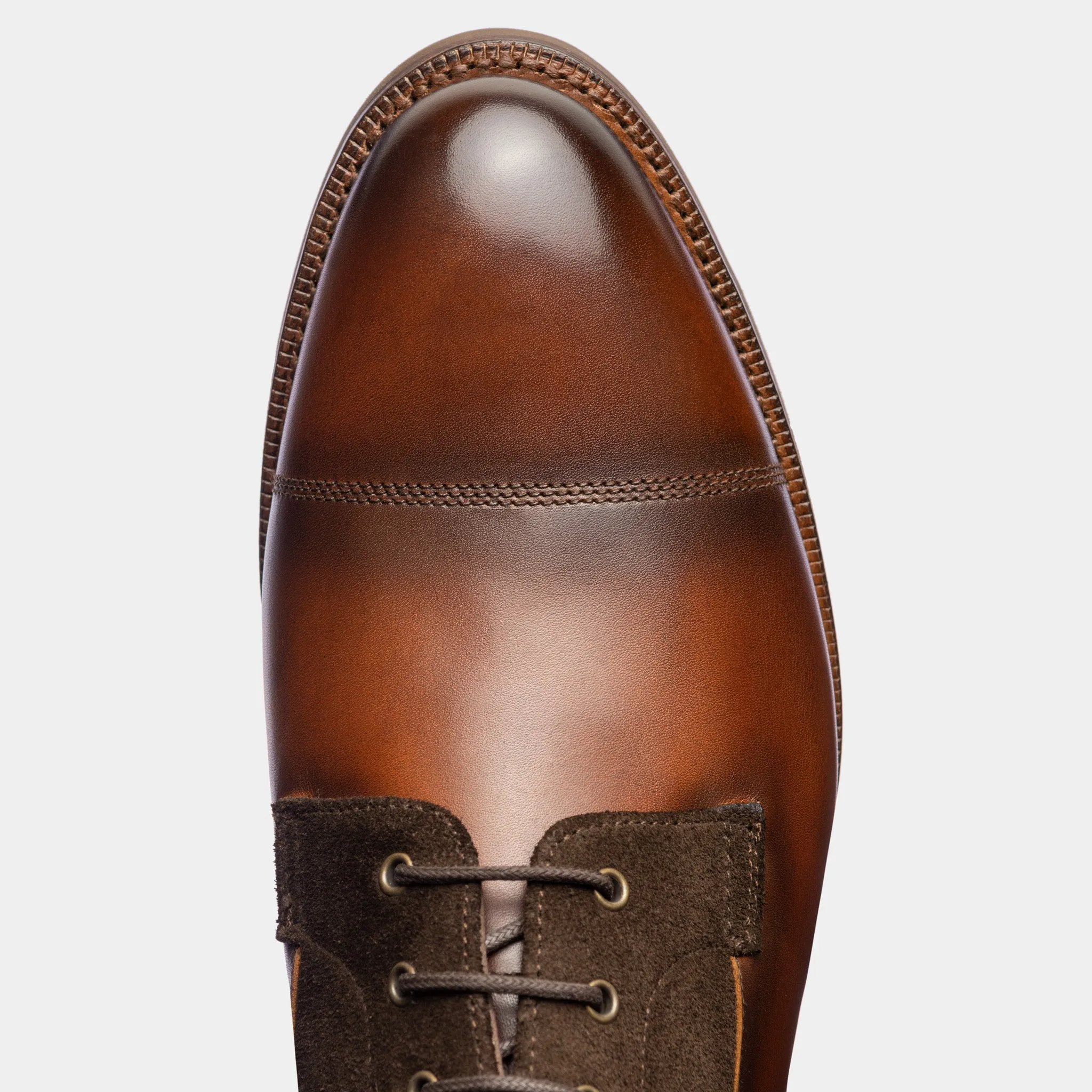 Byron Field Boot Oak Antique Calf