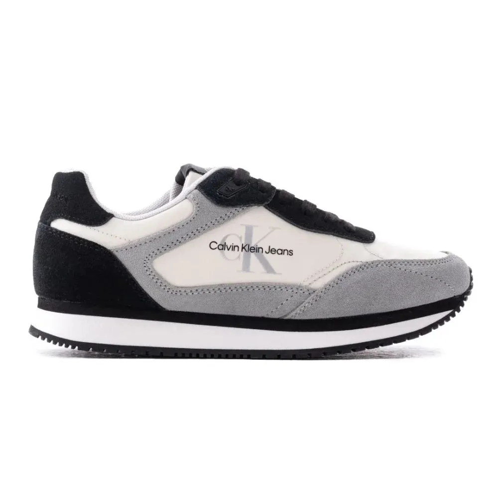 Calvin Klein Jeans Retro Runner Laceup Trainer Women - WHTGRY