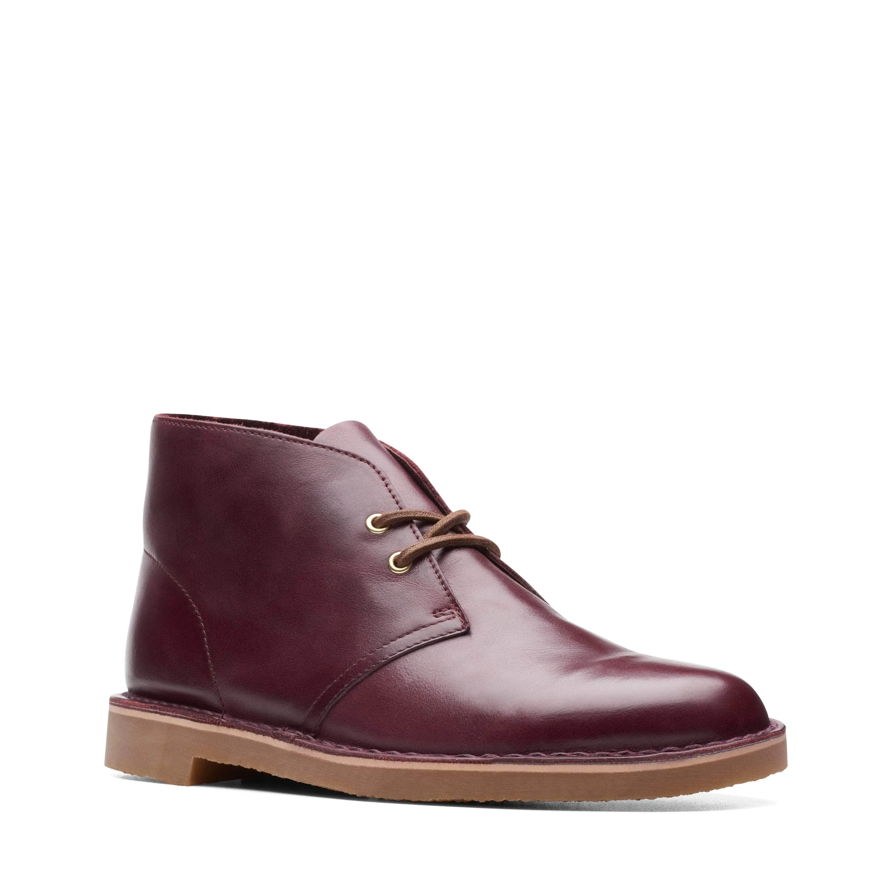 Clarks Bushacre 3 Burgundy Leather - Men's