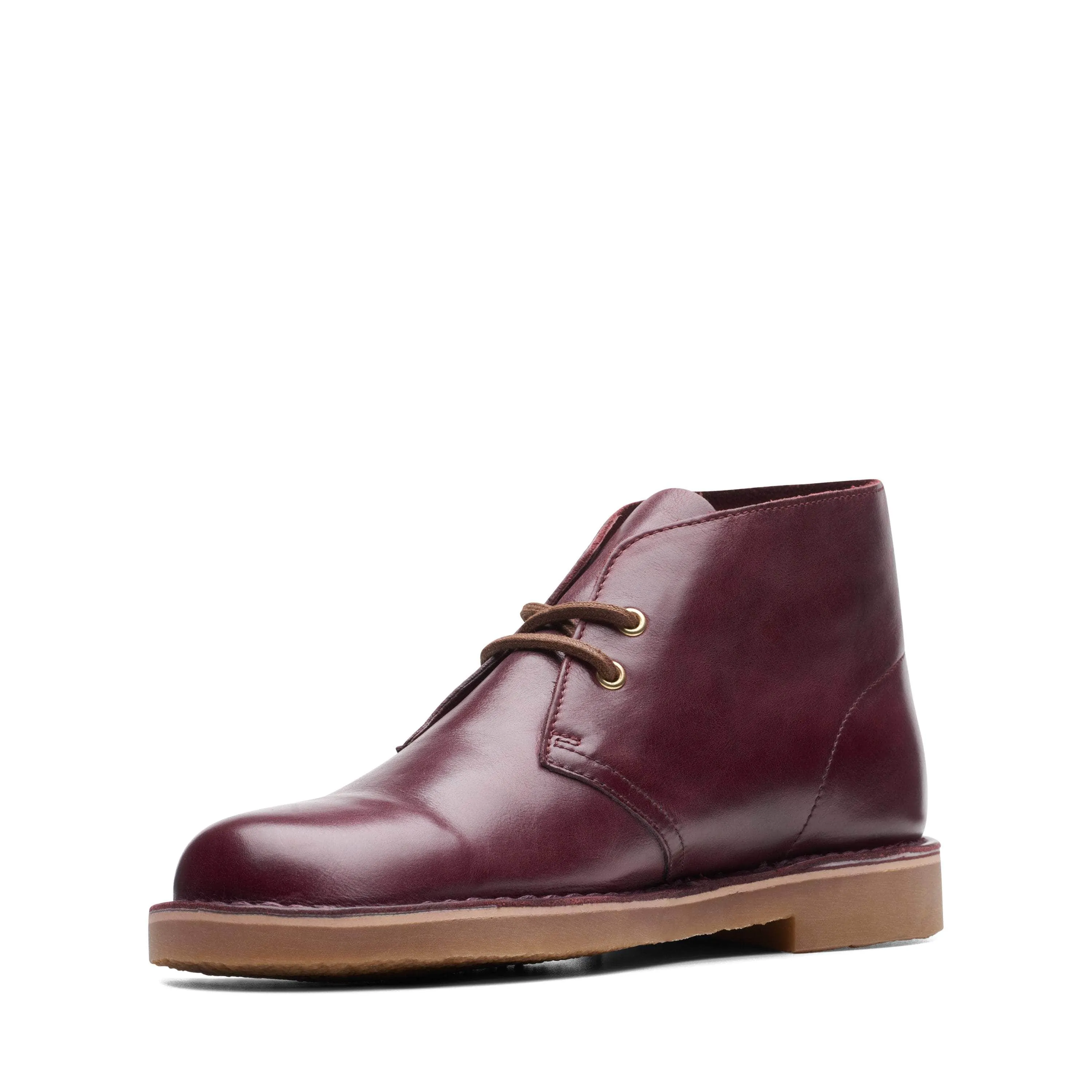 Clarks Bushacre 3 Burgundy Leather - Men's