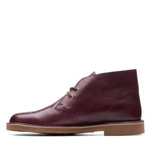 Clarks Bushacre 3 Burgundy Leather - Men's