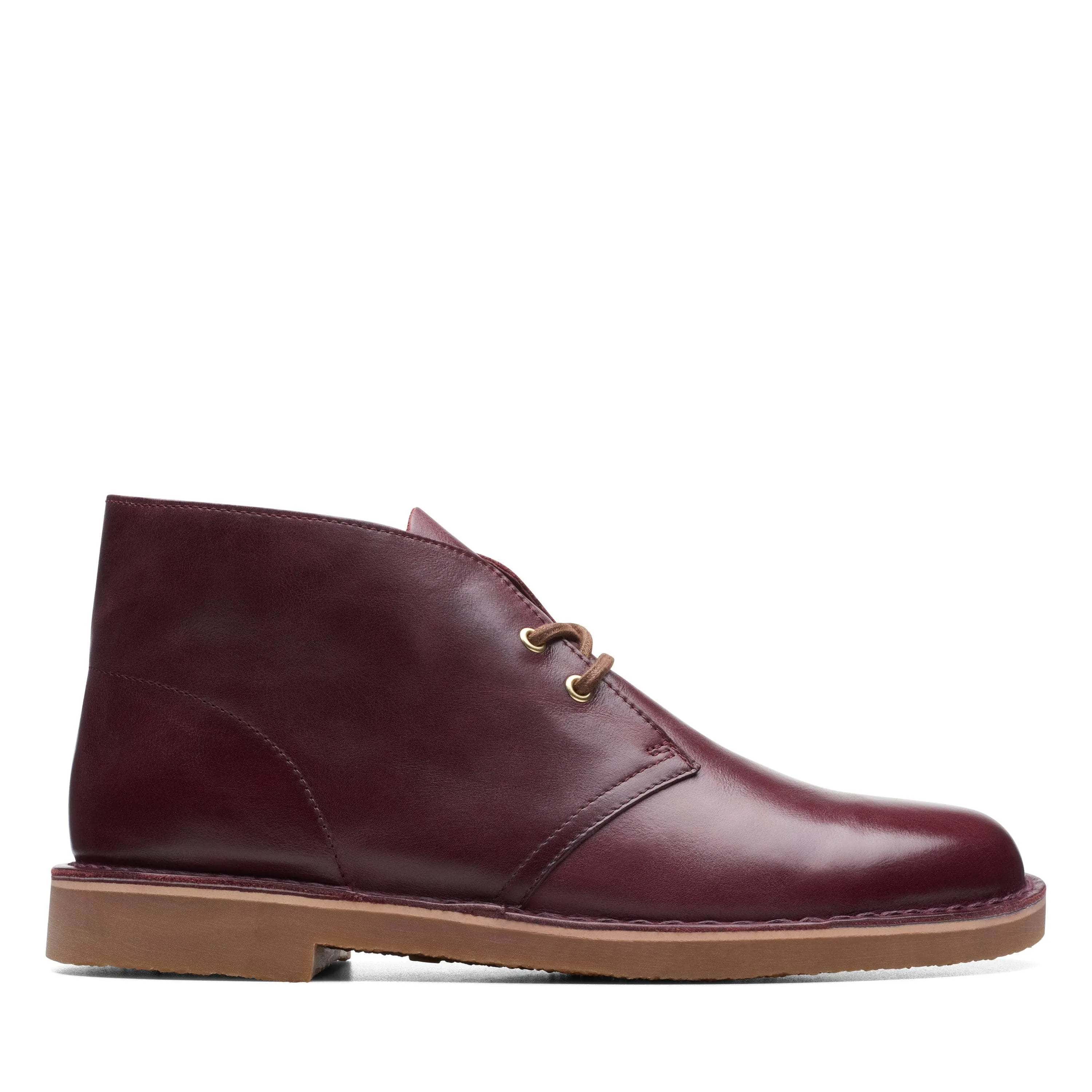 Clarks Bushacre 3 Burgundy Leather - Men's