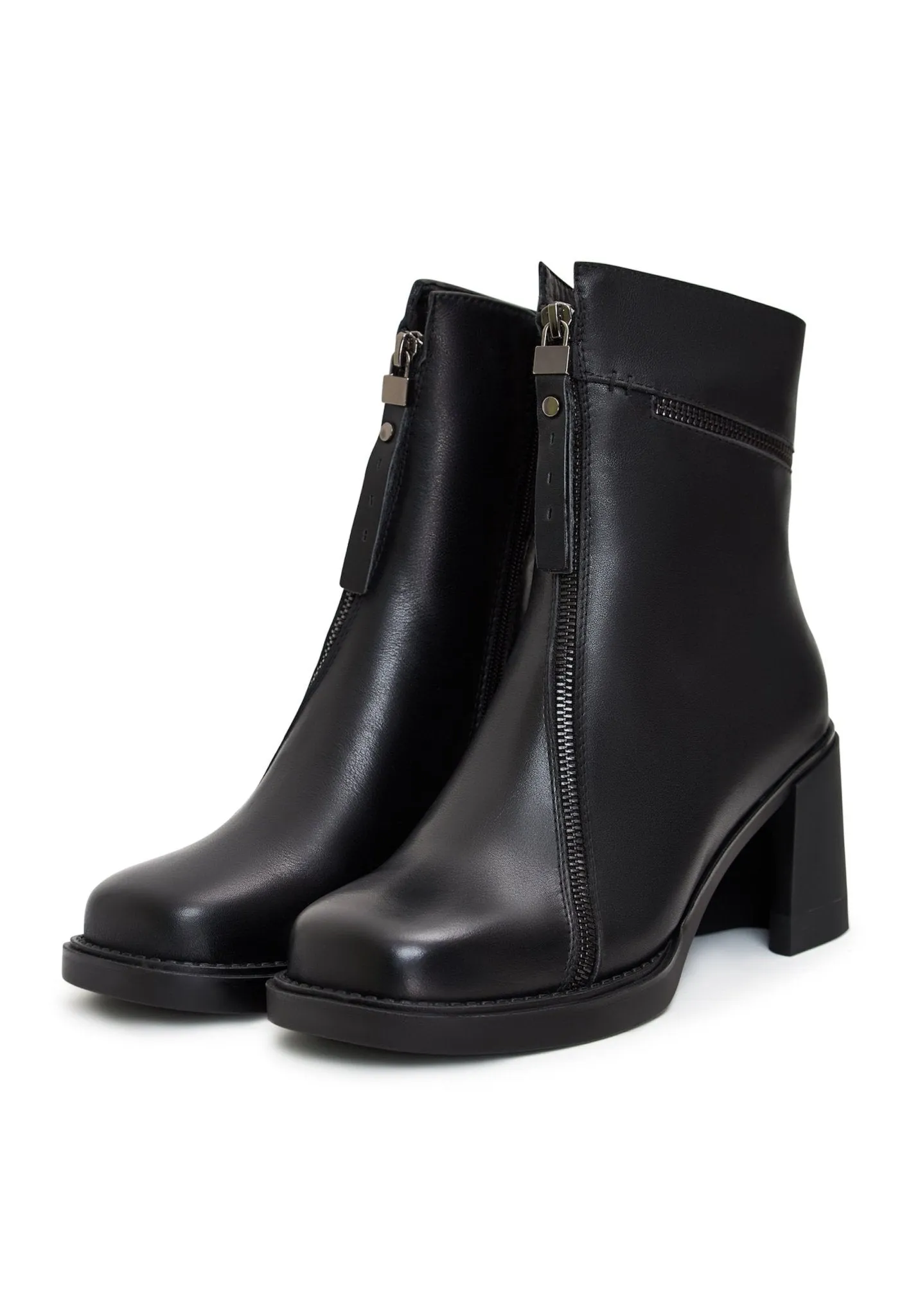 Classic Block Heel Ankle Boots