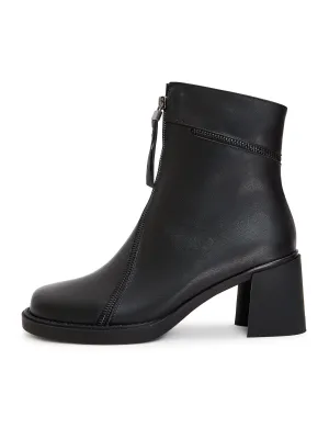 Classic Block Heel Ankle Boots