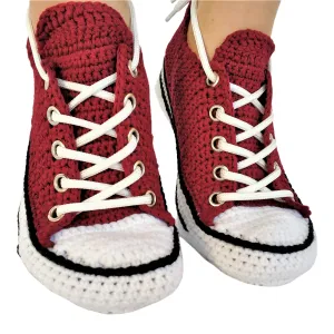 Converse Embroidered Handmade Custom Slippers Low Top Sneakers Breathable Wool Socks