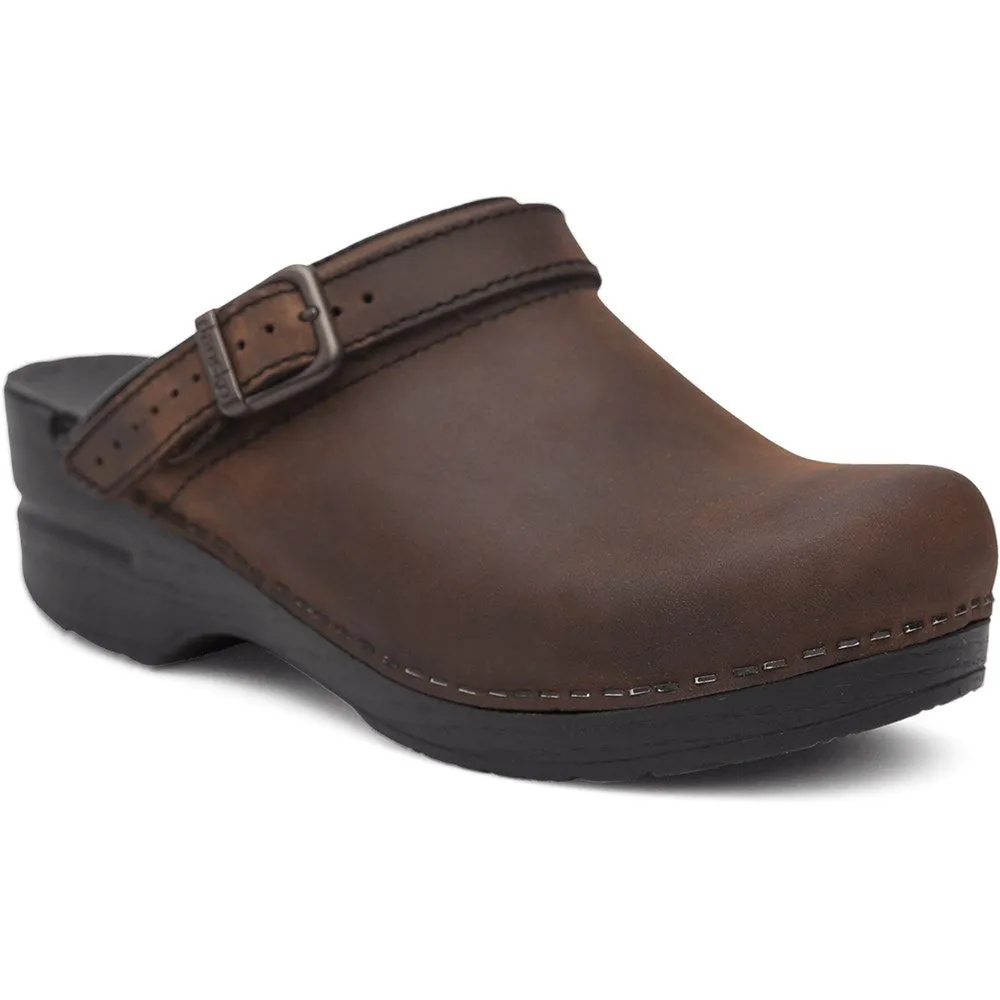 Dansko Ingrid Antique Brown / Black