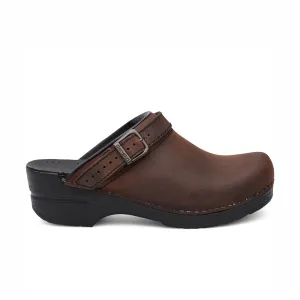 Dansko Ingrid Antique Brown / Black