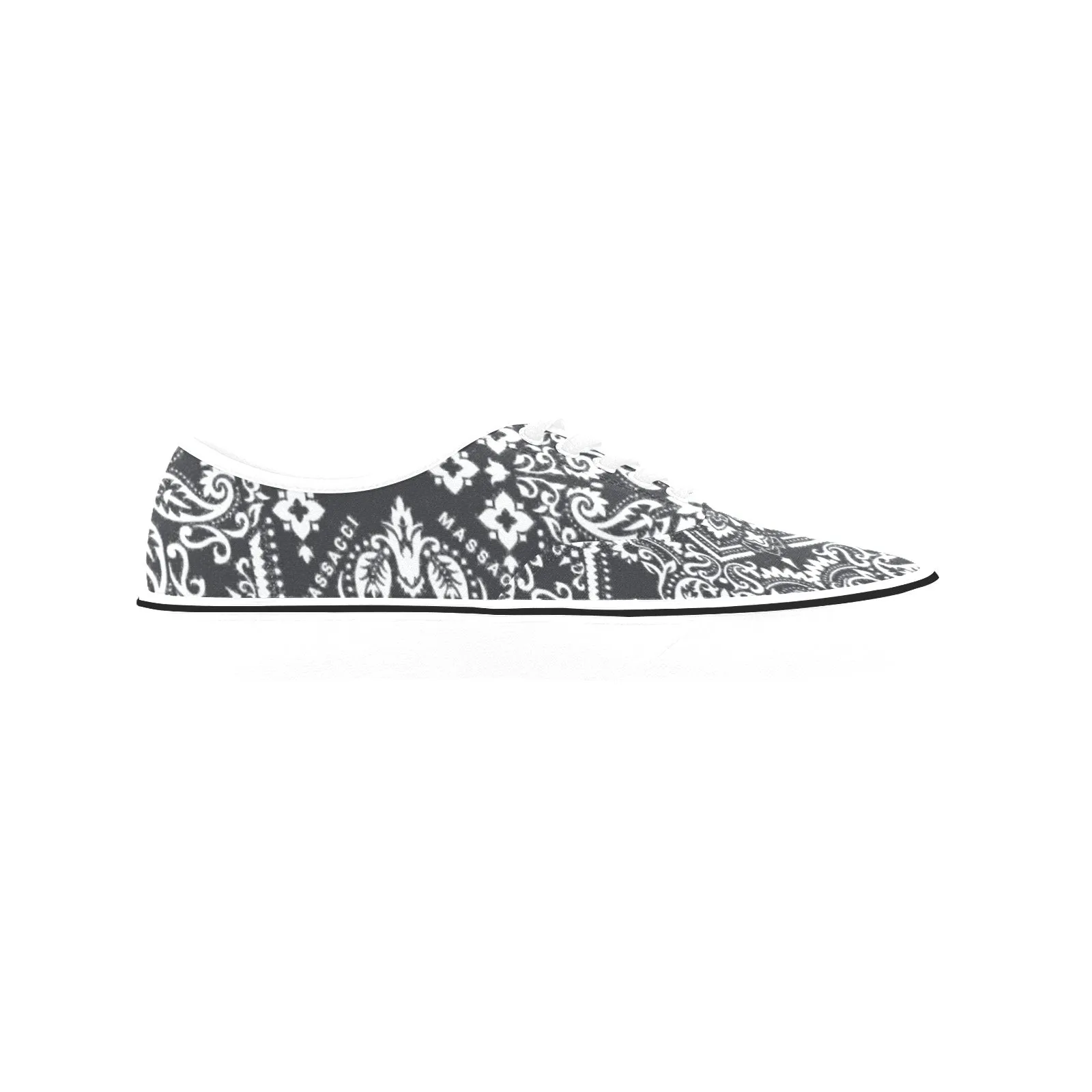 Dark Heart, Women's Classic Canvas Low Top Sneakers