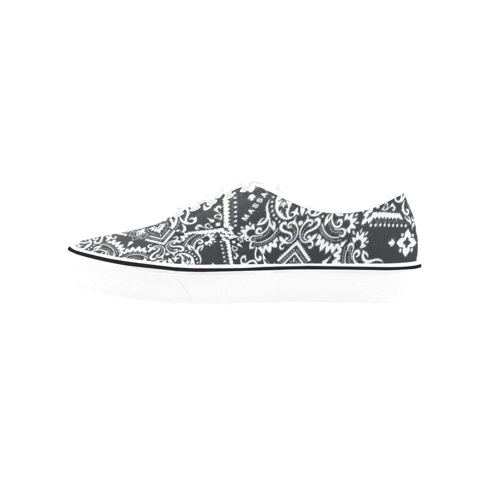 Dark Heart, Women's Classic Canvas Low Top Sneakers