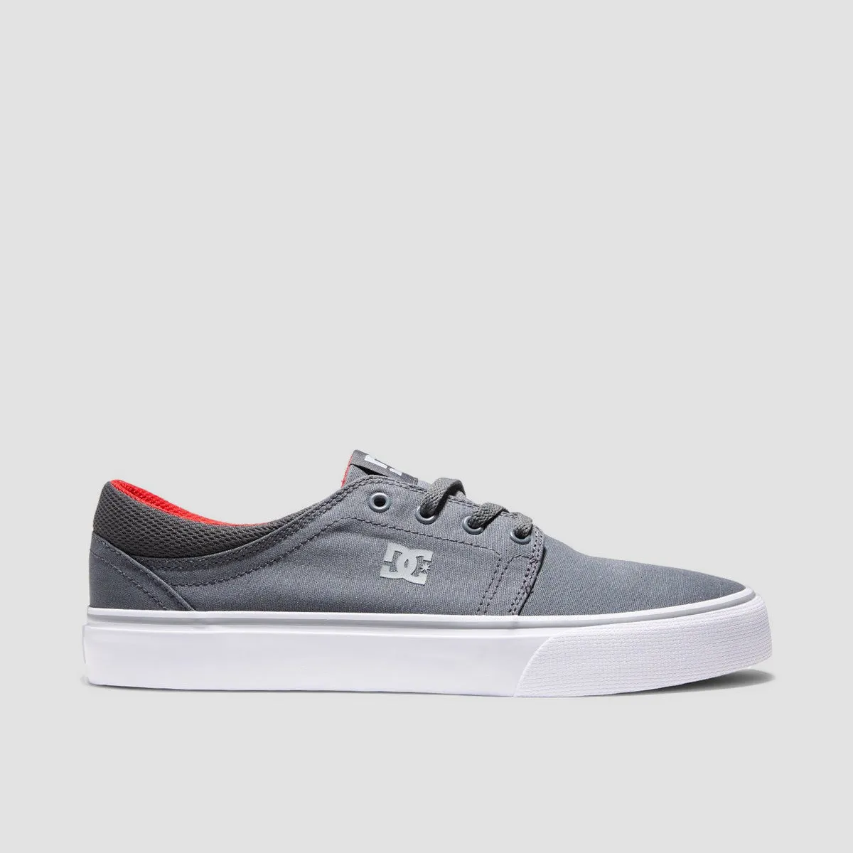 DC Trase TX Shoes - Grey/Grey/Red