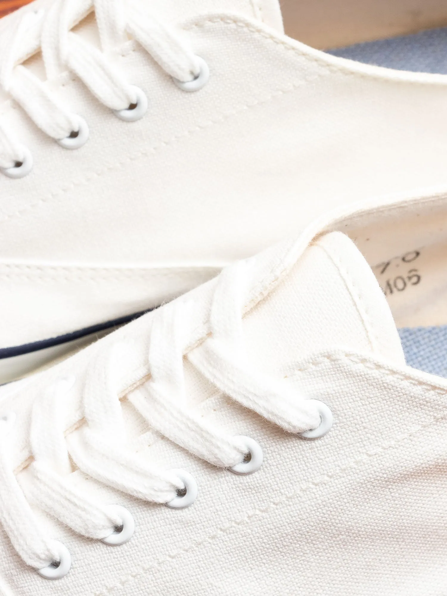 Deck Canvas Sneaker in White