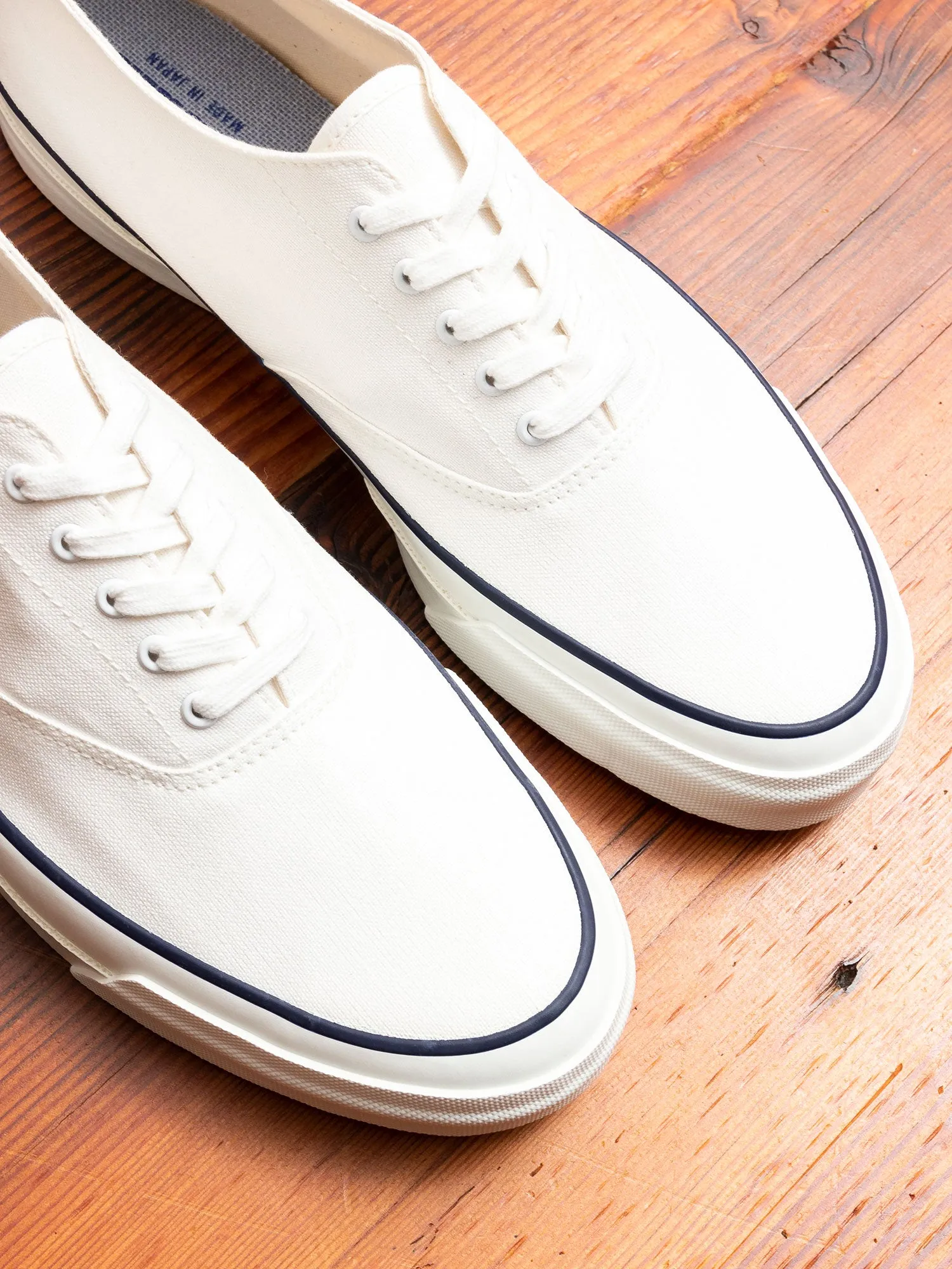 Deck Canvas Sneaker in White