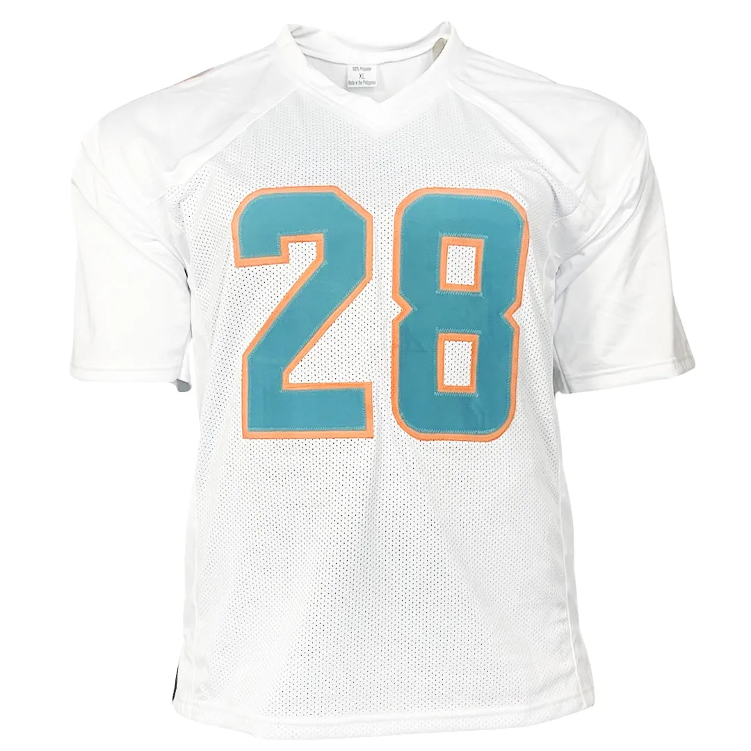 De'Von Achane Signed Miami White Football Jersey (Beckett)