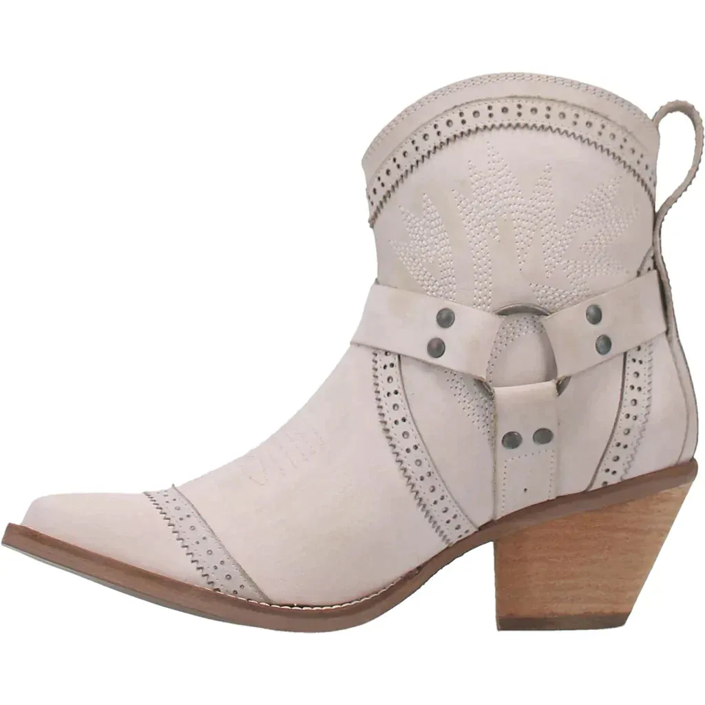 DINGO GUMMY BEAR LEATHER OFF WHITE BOOTIE STYLE DI747WH7