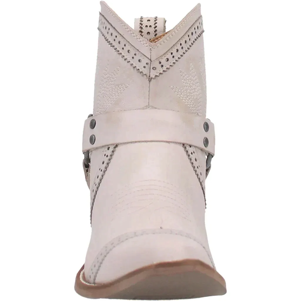 DINGO GUMMY BEAR LEATHER OFF WHITE BOOTIE STYLE DI747WH7