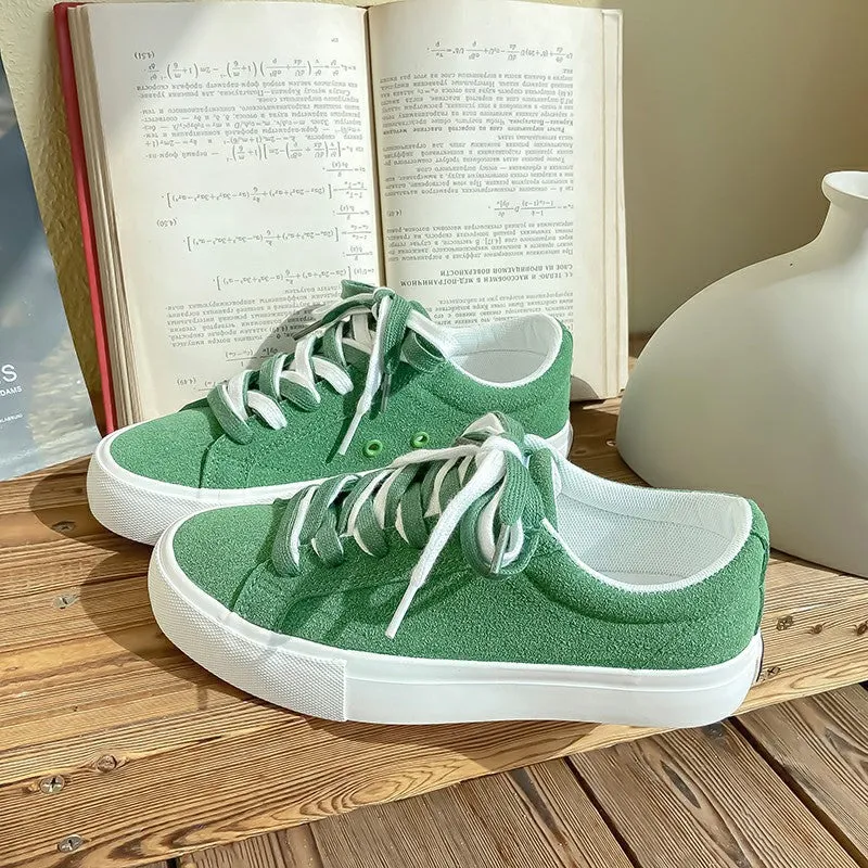 Durable Women's Design Board Retro Versatile Canvas Shoes