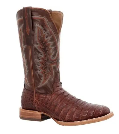 DURANGO MENS PRCA COLLECTION CAIMAN BELLY WESTERN BOOT STYLE DDB0471