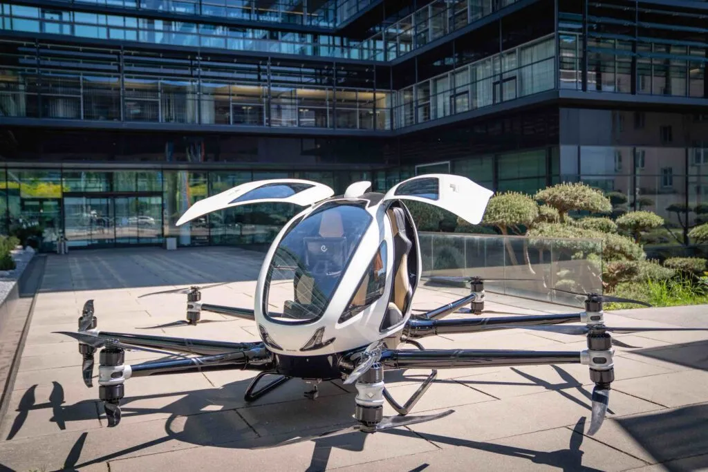 EHang EH216 AAV Self Independent Air Vehicle Flying Car