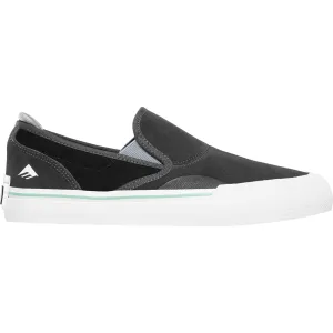 Emerica Wino G6 Slip-On Dark Grey/Black - Men's Skate Shoe