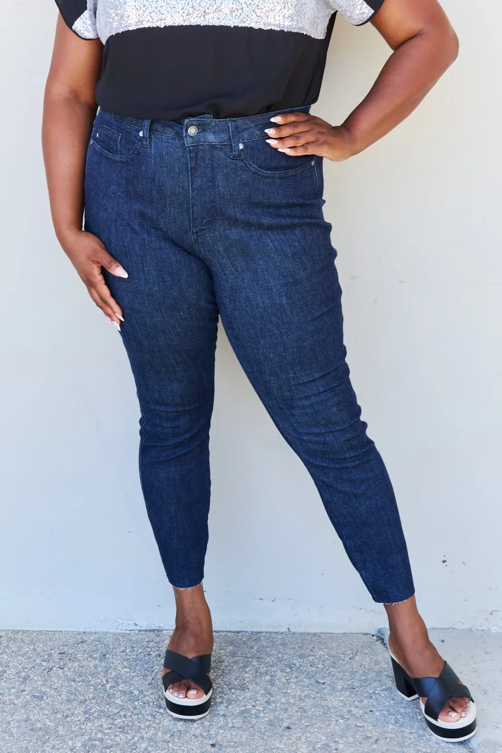 Esme Full Size High Waist Skinny Jeans