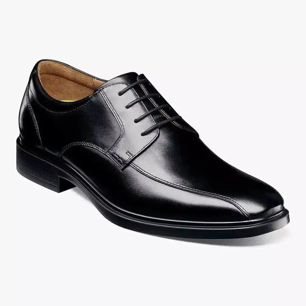 Florsheim Boys Forecast Solid Black Lace-up Leather Dress Shoes