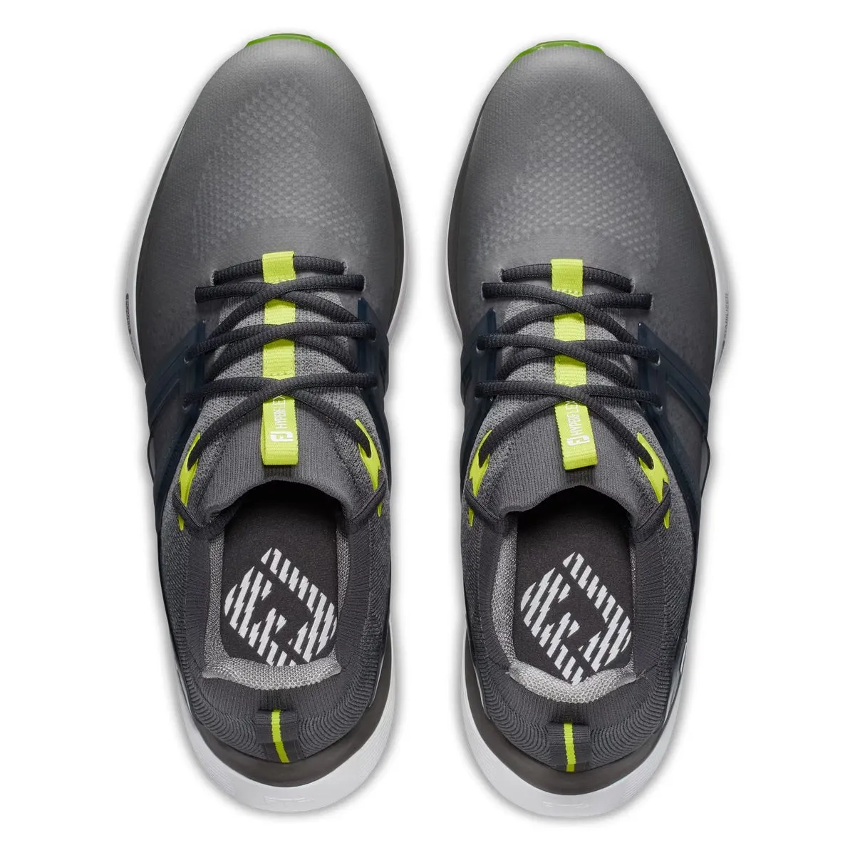 FootJoy HyperFlex Golf Shoes 51044 Grey/Charcoal/Lime (Previous Season Style)