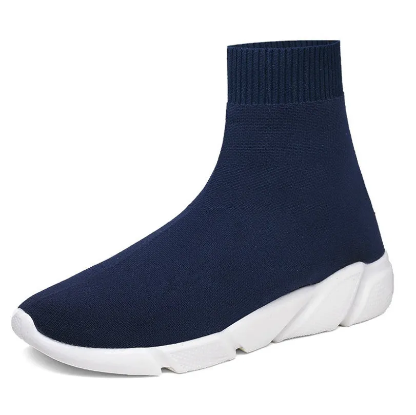 Foreign trade cross-border couples stretch socks shoes Korean version of ulzzang tide wild color casual shoes warm men and women boots