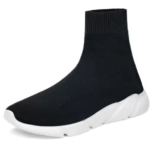 Foreign trade cross-border couples stretch socks shoes Korean version of ulzzang tide wild color casual shoes warm men and women boots