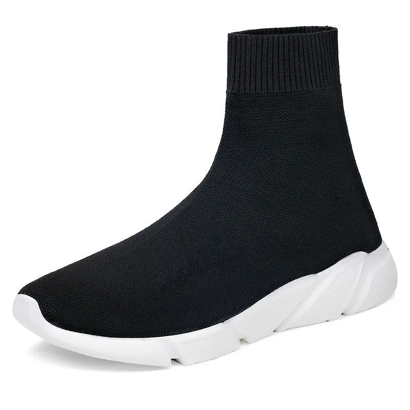 Foreign trade cross-border couples stretch socks shoes Korean version of ulzzang tide wild color casual shoes warm men and women boots