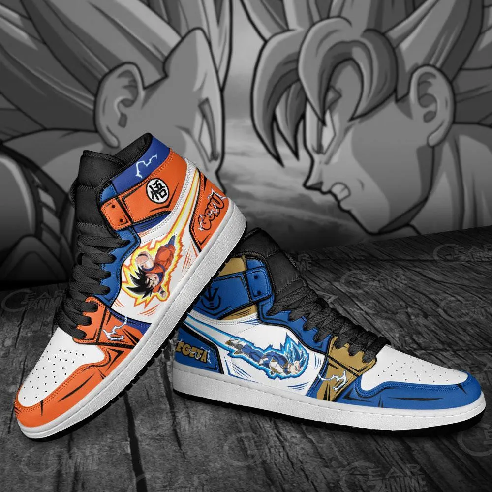 Goku and Vegeta Sneakers Flying Custom Dragon Ball Shoes