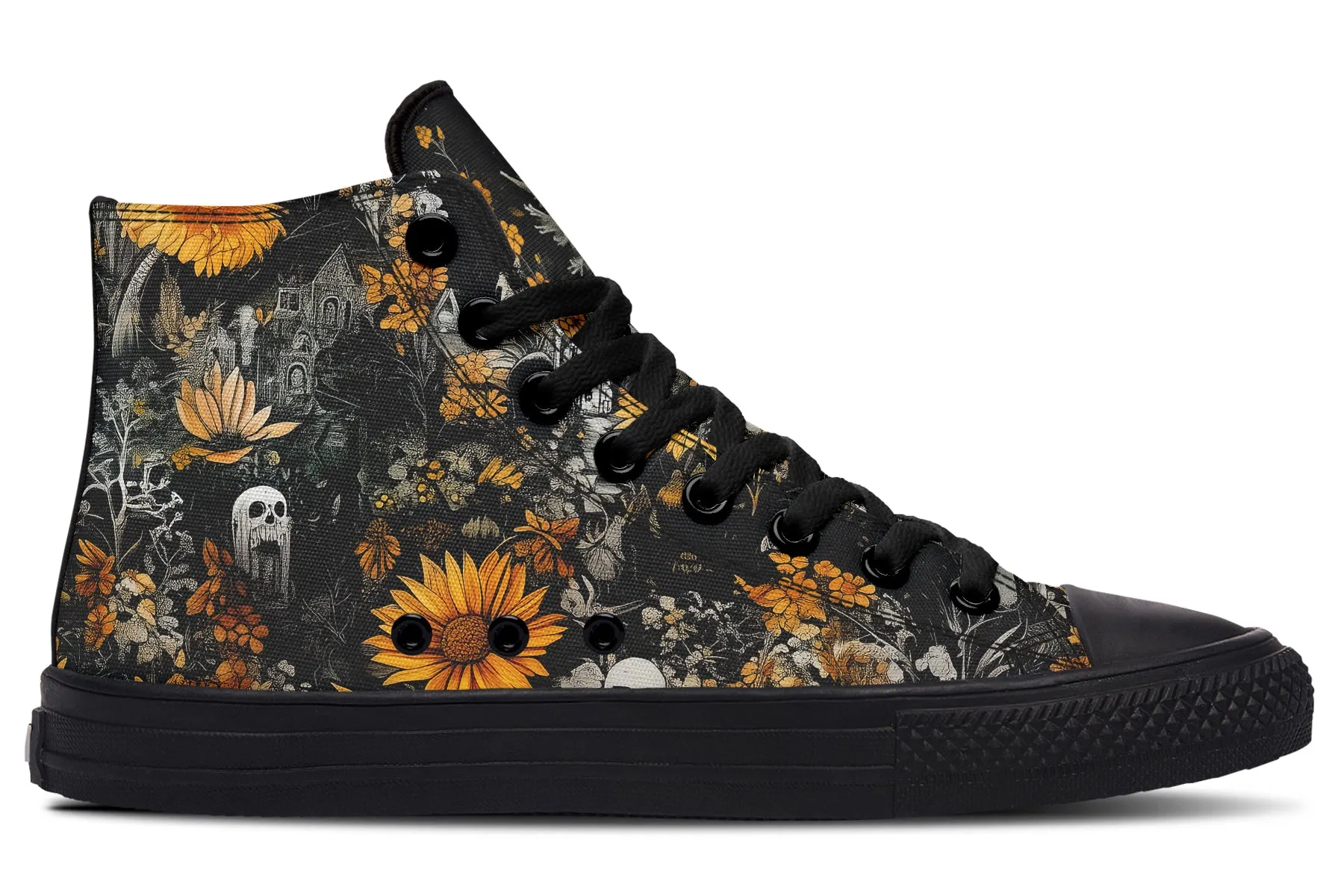 Grim’s Harvest High Tops - Classic Premium Canvas Shoes with Comfortable and Durable Soles